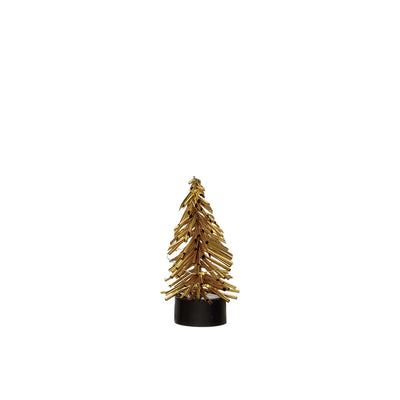 Gold Finish Plastic Tree with 8 LED Lights - One Amazing Find: Creative Home Market