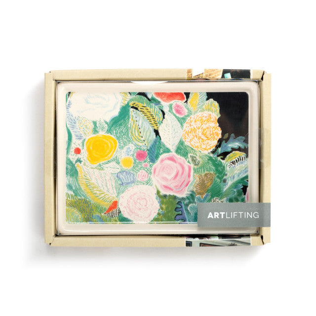 ArtLifting Mini Tray - Floral Black
