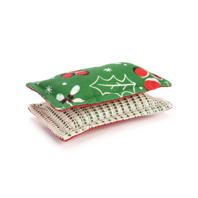 Holly Berries Reusable Kitchen Sponge - Set of 2 - One Amazing Find: Creative Home Market
